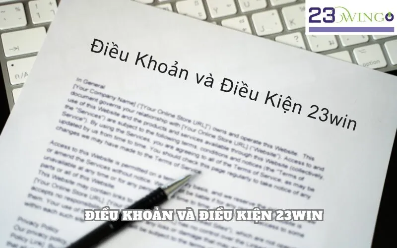 Điều Khoản và Điều Kiện 23win
